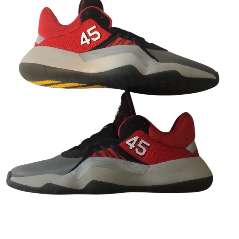 ADIDAS D.O.N. ISSUE #1 Red/Gray EF9911 Basketball Shoes Mens Size 11.5